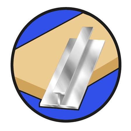 10mm Silver Wall Panel H Joint 	