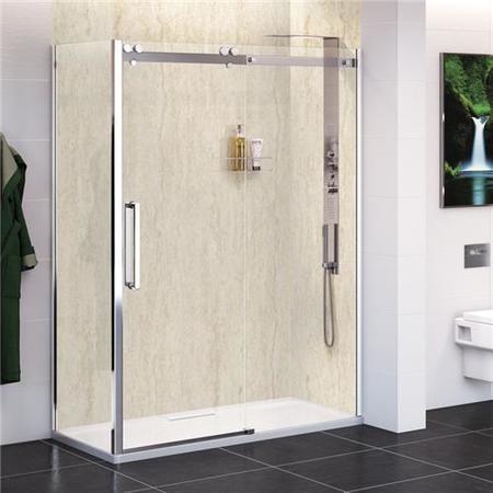 Travertine Effect Beige Wall Panel - 2400 x 1000 x 10mm - Better Bathrooms