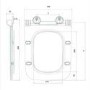 Designer Thin Soft Close Seat 