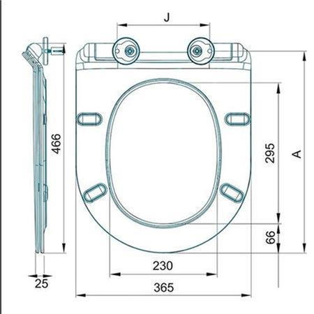 Designer Thin Soft Close Seat