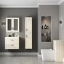 Nottingham Ivory 1400 Wall Hung Tall Boy Storage Unit