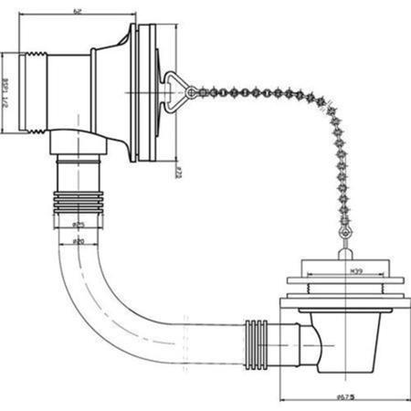 Premier Classic Bath Waste