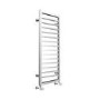 1000 x 450mm Square Chrome Heated Towel Rail - Julian Range