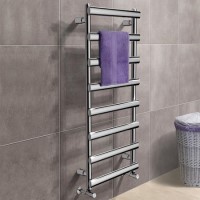 1150 x 500mm Straight Chrome Heated Towel Rail - Felicity Range