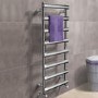 1150 x 500mm Straight Chrome Heated Towel Rail - Felicity Range