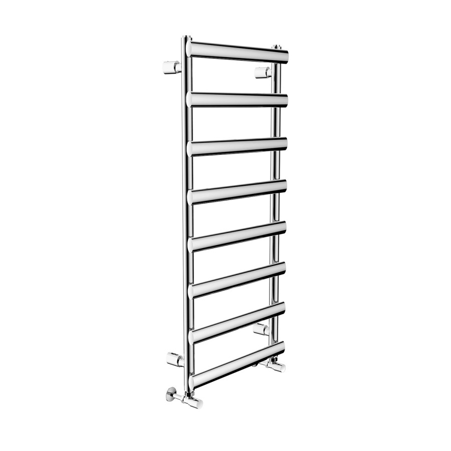 1150 x 500mm Straight Chrome Heated Towel Rail - Felicity Range