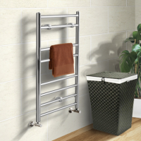 Chrome 800 x 500 Towel Rail 