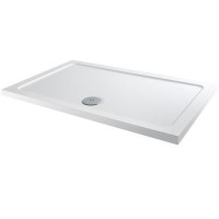 1400 x 900mm Slate  White Rectangular Shower Tray- MX 