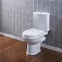 Ivo Close Coupled Toilet with Push Button Cistern - Soft Close Seat