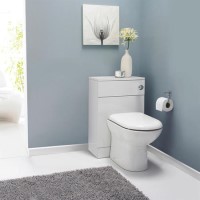 500mm WC Unit White - Saturn