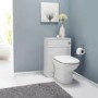 500mm WC Unit White - Saturn