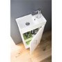 Ashford Cloakroom 400 Gloss White Vanity Unit