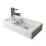 Ashford Cloakroom 400 Gloss White Vanity Unit