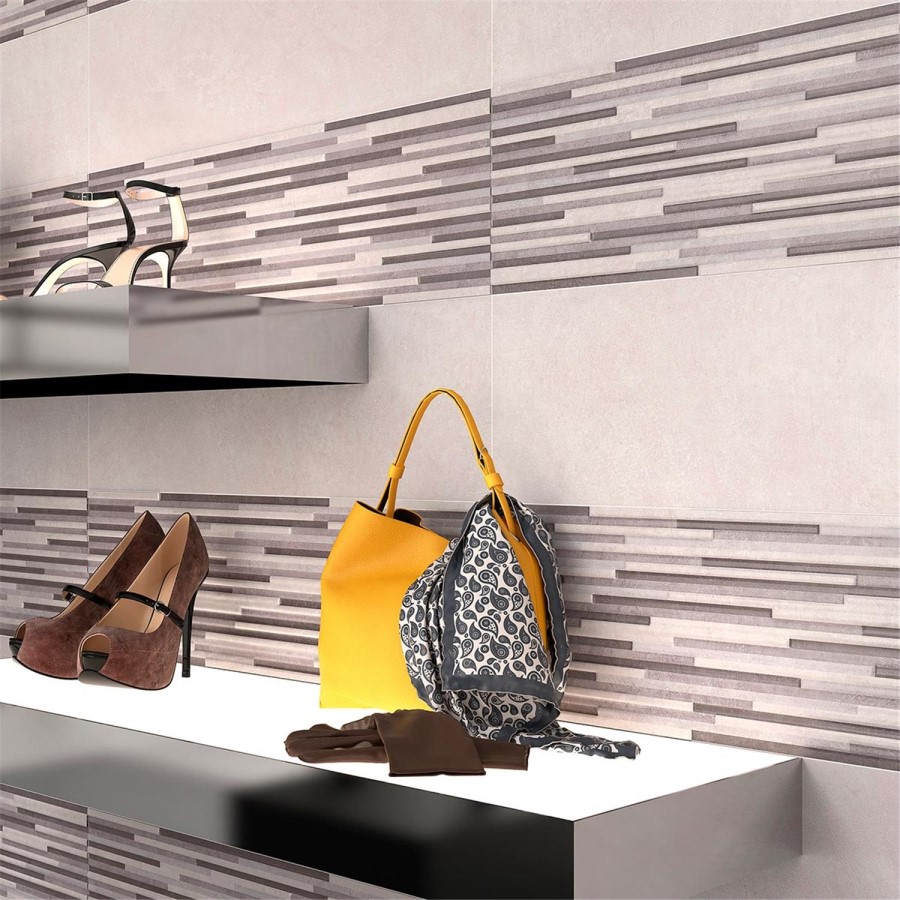 Foster White Glazed Porcelain Wall/Floor Tile 