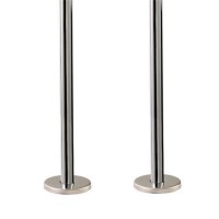 Chrome Plated Pipe & Base Covers - 300mm