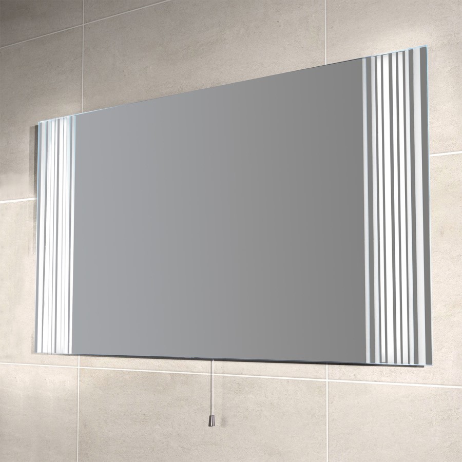 800 x 500mm Back Lit Illuminated LED Mirror - Poppy