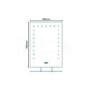500mm LED illuminated Mirror - Scorpio Range