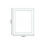 500 x 400mm Cloakroom Mirror - Portrait & Landcsape - Tucana