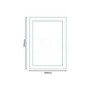 500 x 700mm Bathroom Mirror - Landscape & Portrait - Tucana