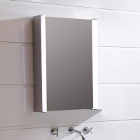 550mm Wall Hung Illuminated Mirrored Cabinet LED - Ora