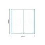 GRADE A1 - Wall Hung Illuminated 2 Door Mirrored Cabinet - Ora