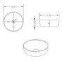 ONLY OPENED - Arabella Round Countertop Basin - 415mm