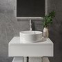 GRADE A2 - Round Small Countertop Basin 388mm - Alaska