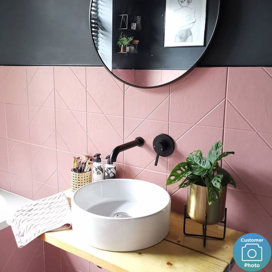 GRADE A2 - Round Small Countertop Basin 385mm - Alaska