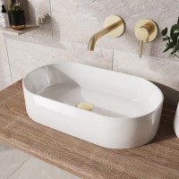 GRADE A1 - Round White Countertop Basin - Tennessee Range GRADE A1 - Round White Countertop Basin - Tennessee Range