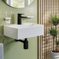 Cloakroom Wall Hung Basin 400mm - Houston