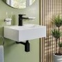 Cloakroom Wall Hung Basin 400mm - Houston