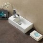 GRADE A1 - Detroit Left Hand Wall Hung/Countertop Basin - 405mm