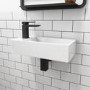 GRADE A1 - Detroit Left Hand Wall Hung/Countertop Basin - 405mm