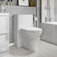 500mm White Back to Wall Toilet Unit Only- Portland 500mm White Back to Wall Toilet Unit Only- Portland