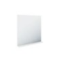 GRADE A1 - 600mm White Mirror With Shelf - Boston