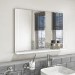 Rectangular White Oak Mirror With Shelf 650 x 900mm - Boston
