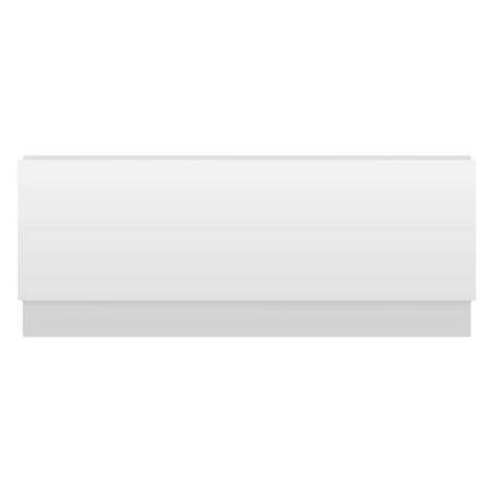 Hudson Reed Classic 1800 White Front Bath Panel with Plinth