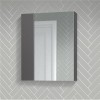 Fusion 600mm Mirrored Cabinet Grey Gloss