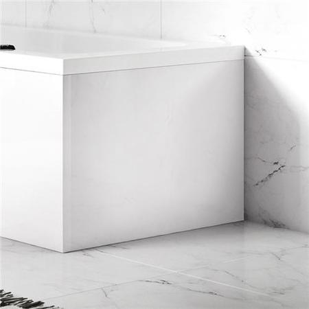Austin White Gloss L-Shaped End Bath Panel