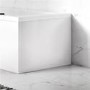 Austin White Gloss L-Shaped End Bath Panel