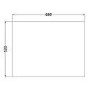 Austin White Gloss L-Shaped End Bath Panel