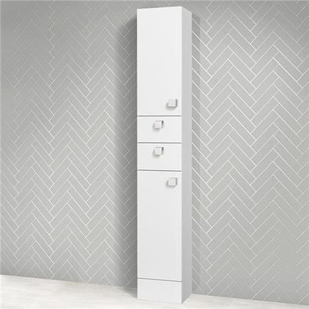 Austin 300mm White Gloss Tall Storage Unit