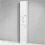 Austin 300mm White Gloss Tall Storage Unit