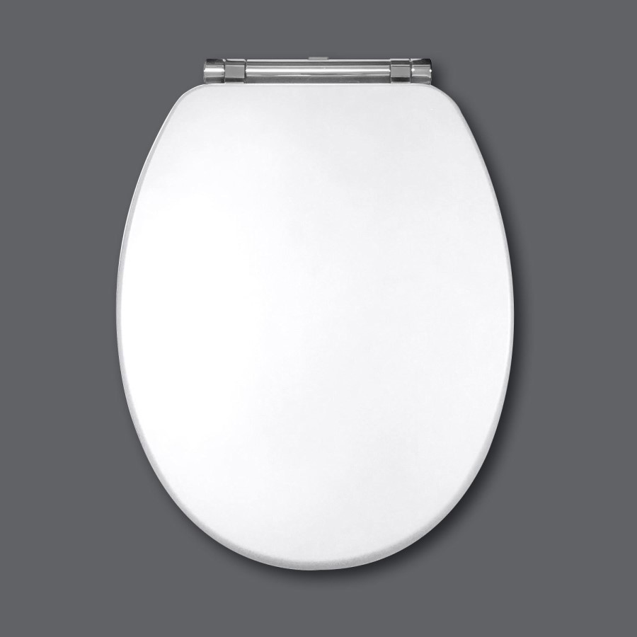 Nottingham White Soft Close Toilet Seat - High & Low Level Toilets