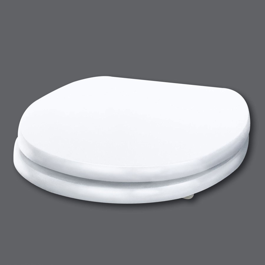 GRADE A1 - Nottingham White Soft Close Toilet Seat - High & Low Level Toilets