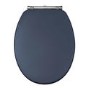 Nottingham Indigo Blue Wooden Toilet Seat - High & Low Level Toilets