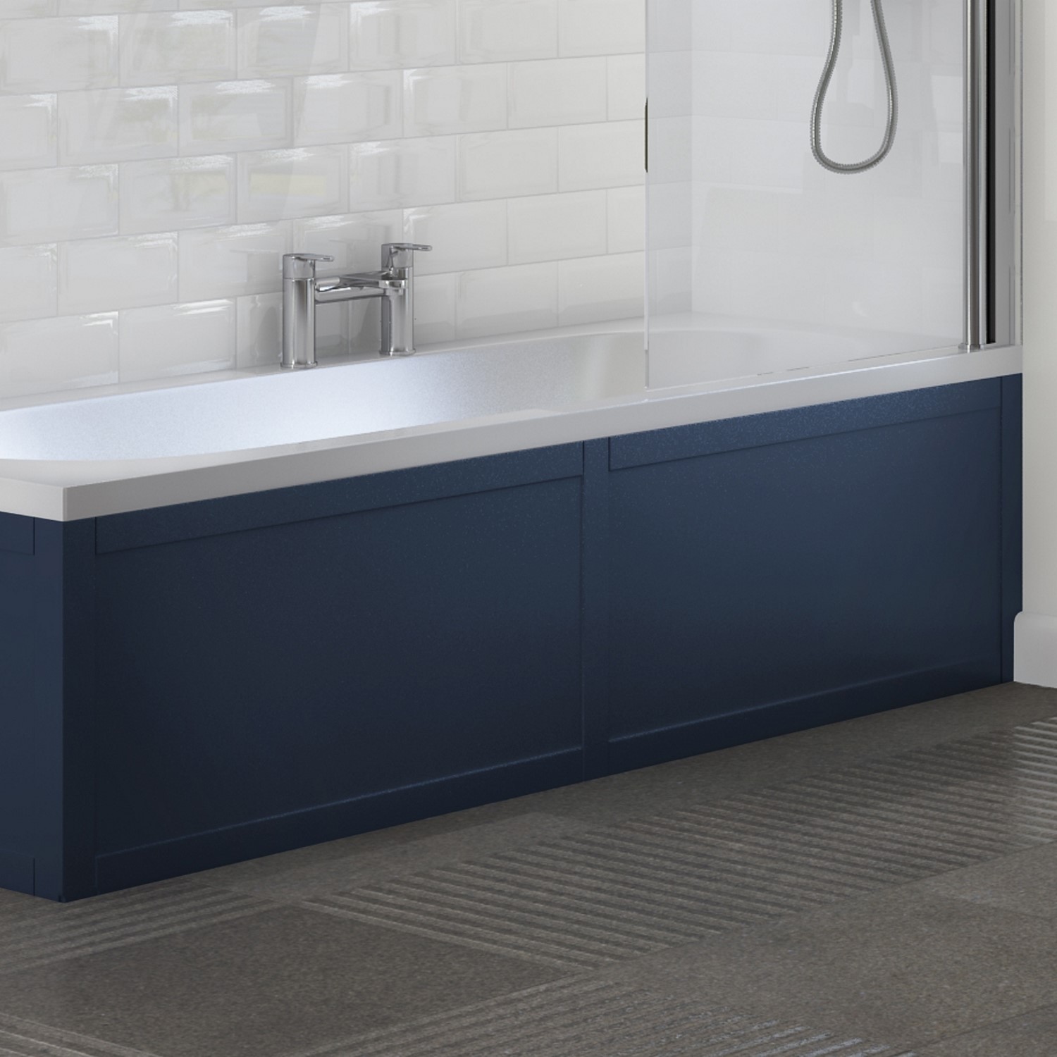 Nottingham 1600 Indigo Blue Front Panel - Better Bathrooms