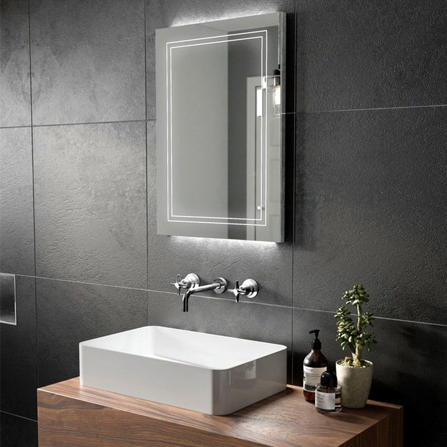 50 Illuminated Mirror 700 H 500 W - Clarity Range
