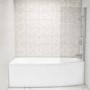 1695mm Spacesaver Acrylic Bath Front Panel - Brooklyn
