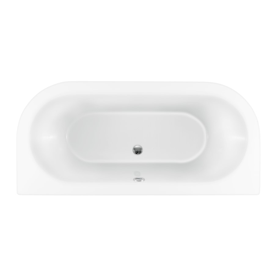 Park Royal Back to Wall Traditional Bath with Claw Feet - 1685 x 780mm